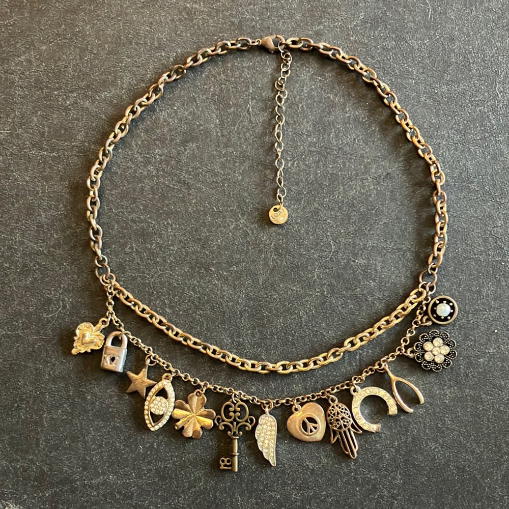 Gold Charm Necklace